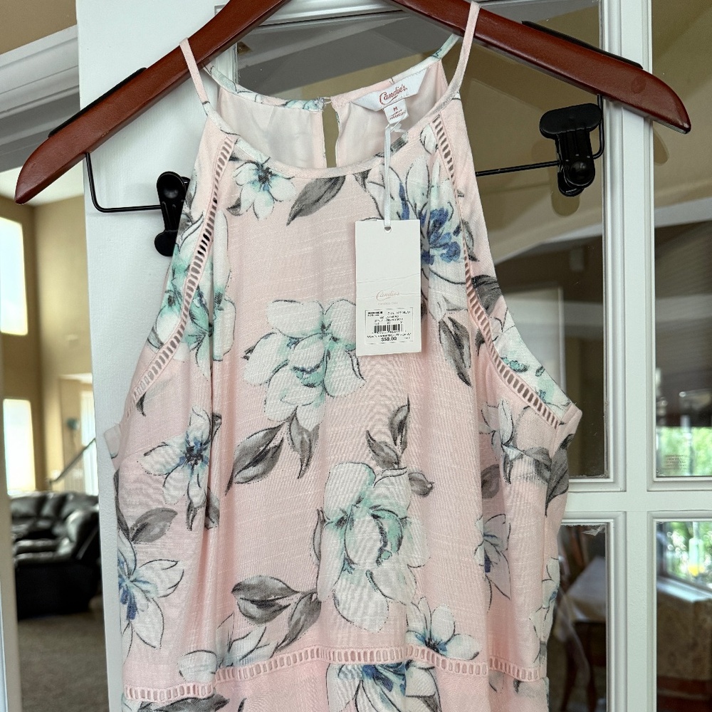 NWT, Floral Blush, Size Medium